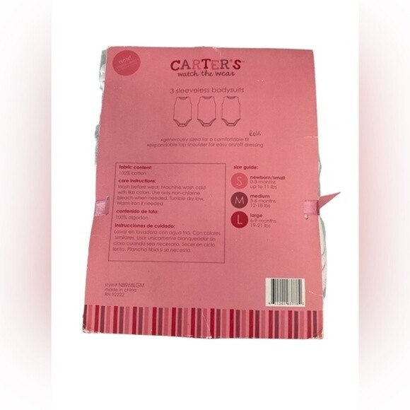 Carter Onsies set of 3 size: M 3-6 mos - Picture 2 of 2